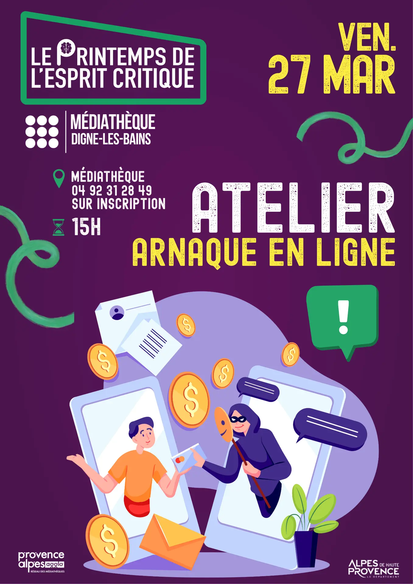 Atelier - Arnaque en ligne