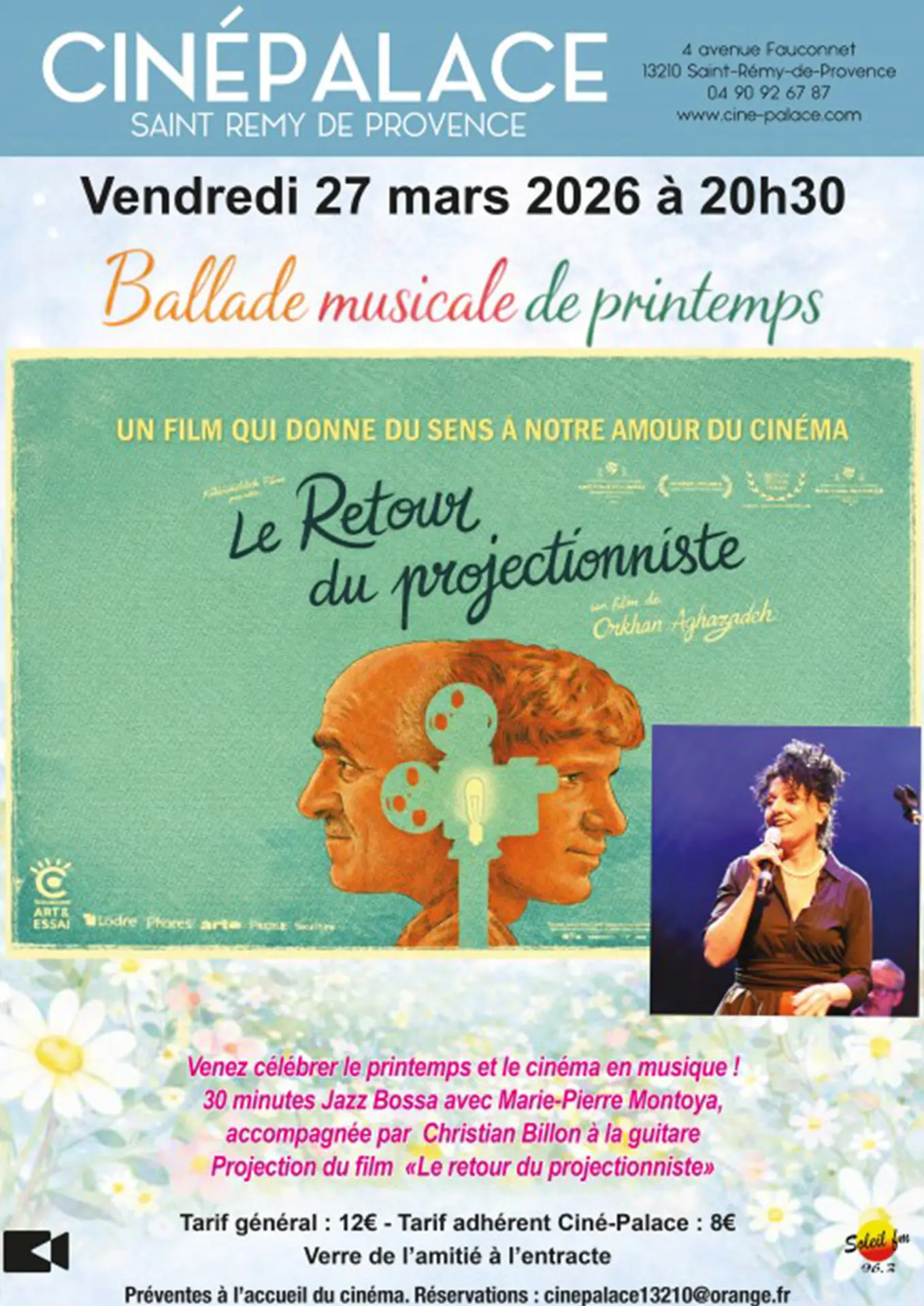 Affiche ballade musicale de printemps