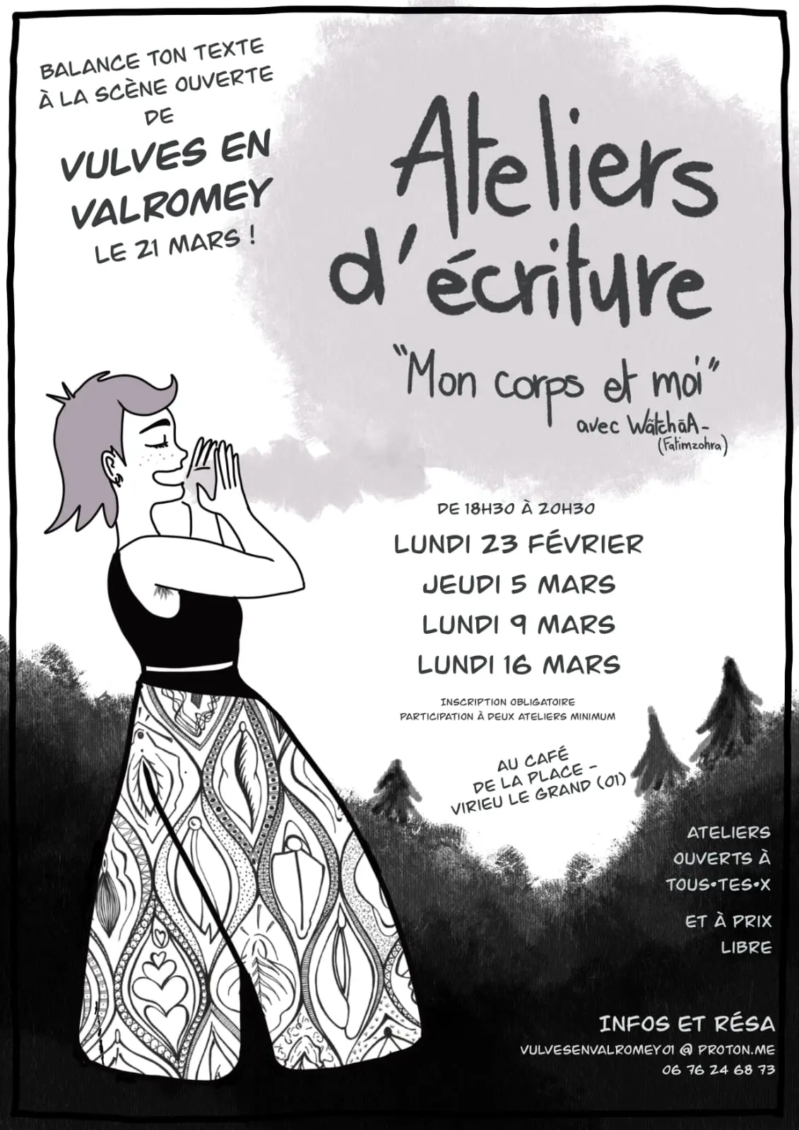 Ateliers d'écriture au Café de la Place_Virieu-le-Grand