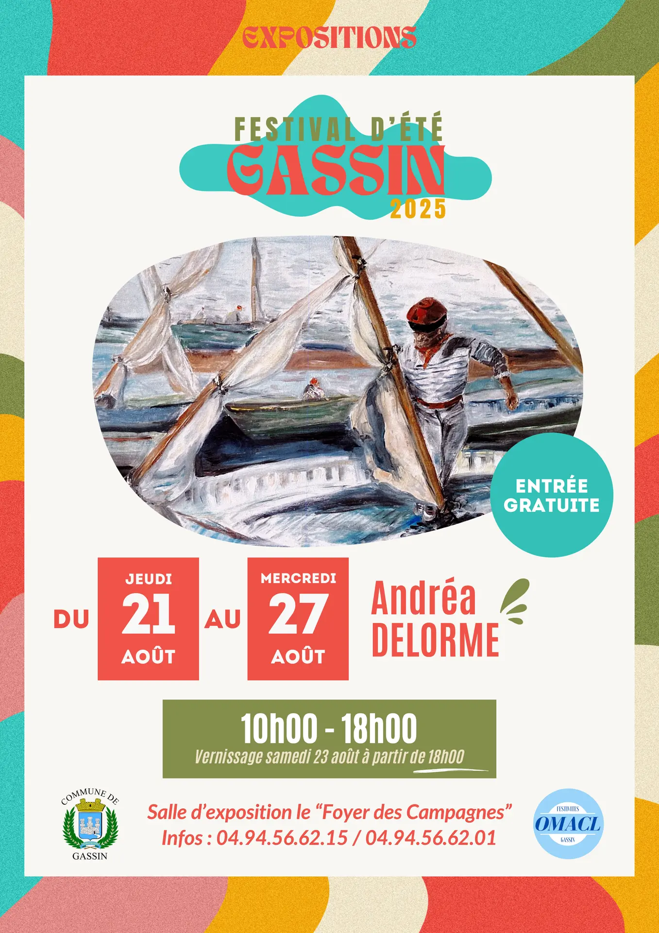 Exposition de peintures d'andréa delorme