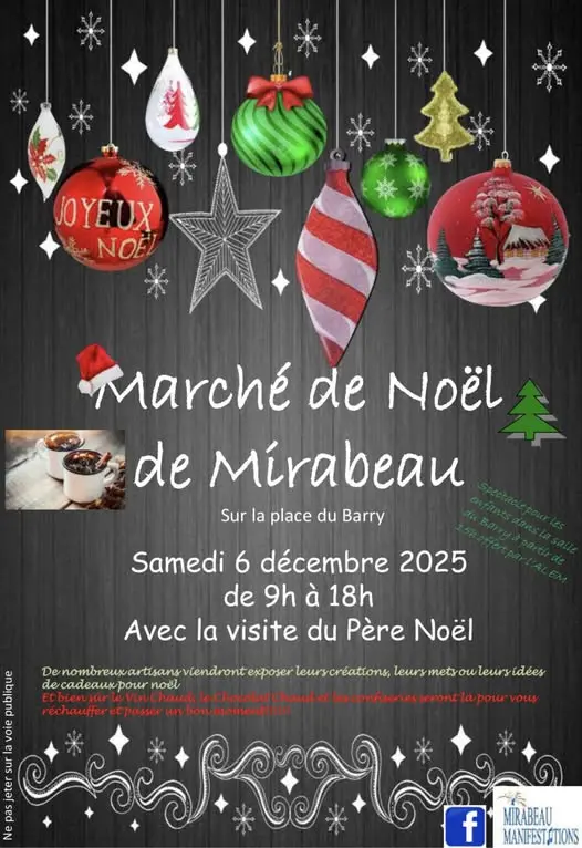 Marché de Noël à Mirabeau_Mirabeau