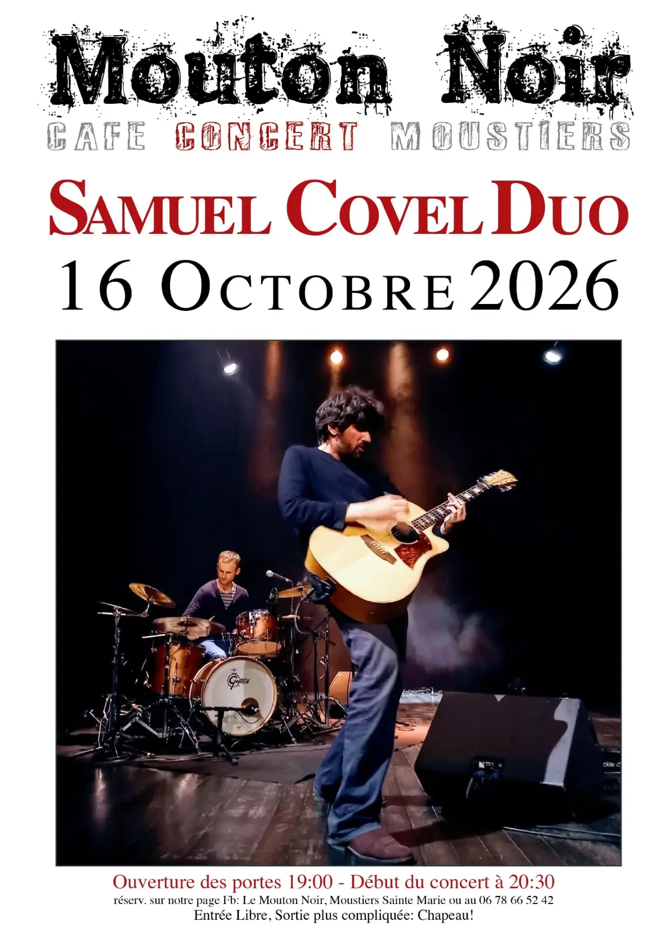Samuel Covel Duo en concert au Mouton Noir_Moustiers-Sainte-Marie