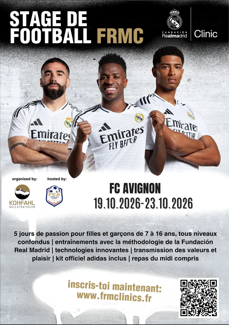 Stage de football Fc Avignon x Fundación Real Madrid Clinics_Avignon