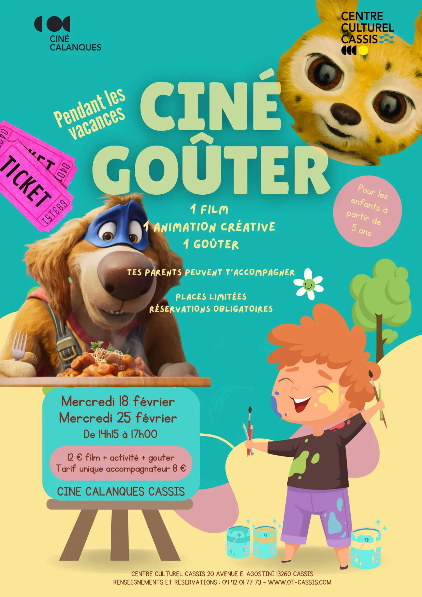 Cinéma Goûter pour les enfants février