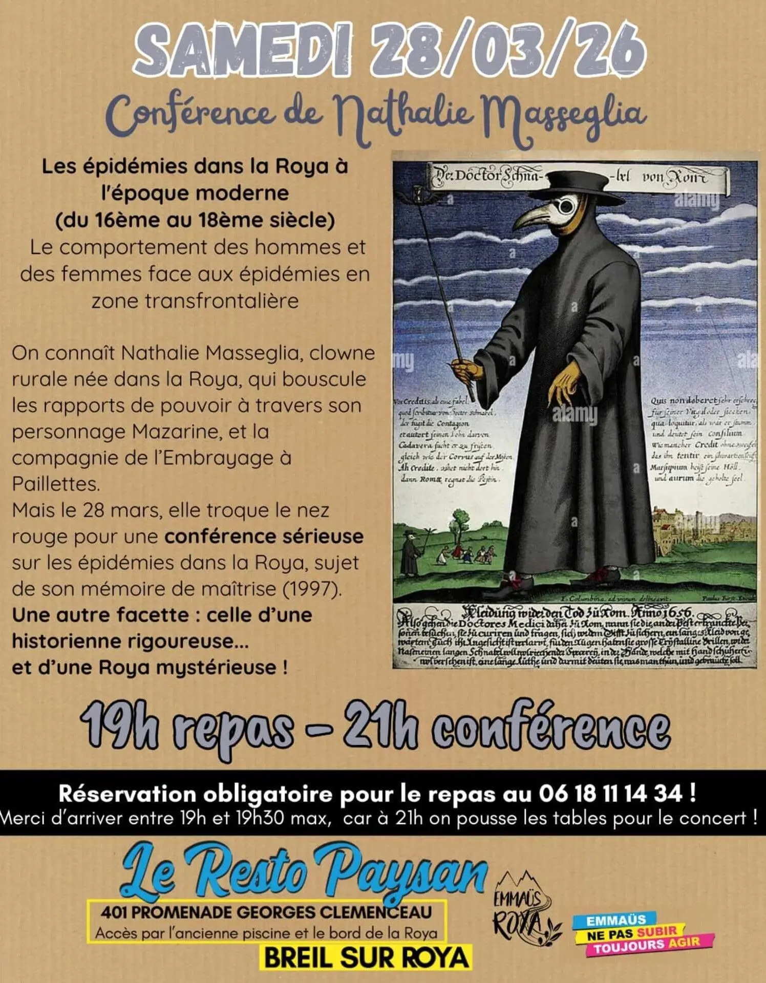 Repas-conférence au resto paysan