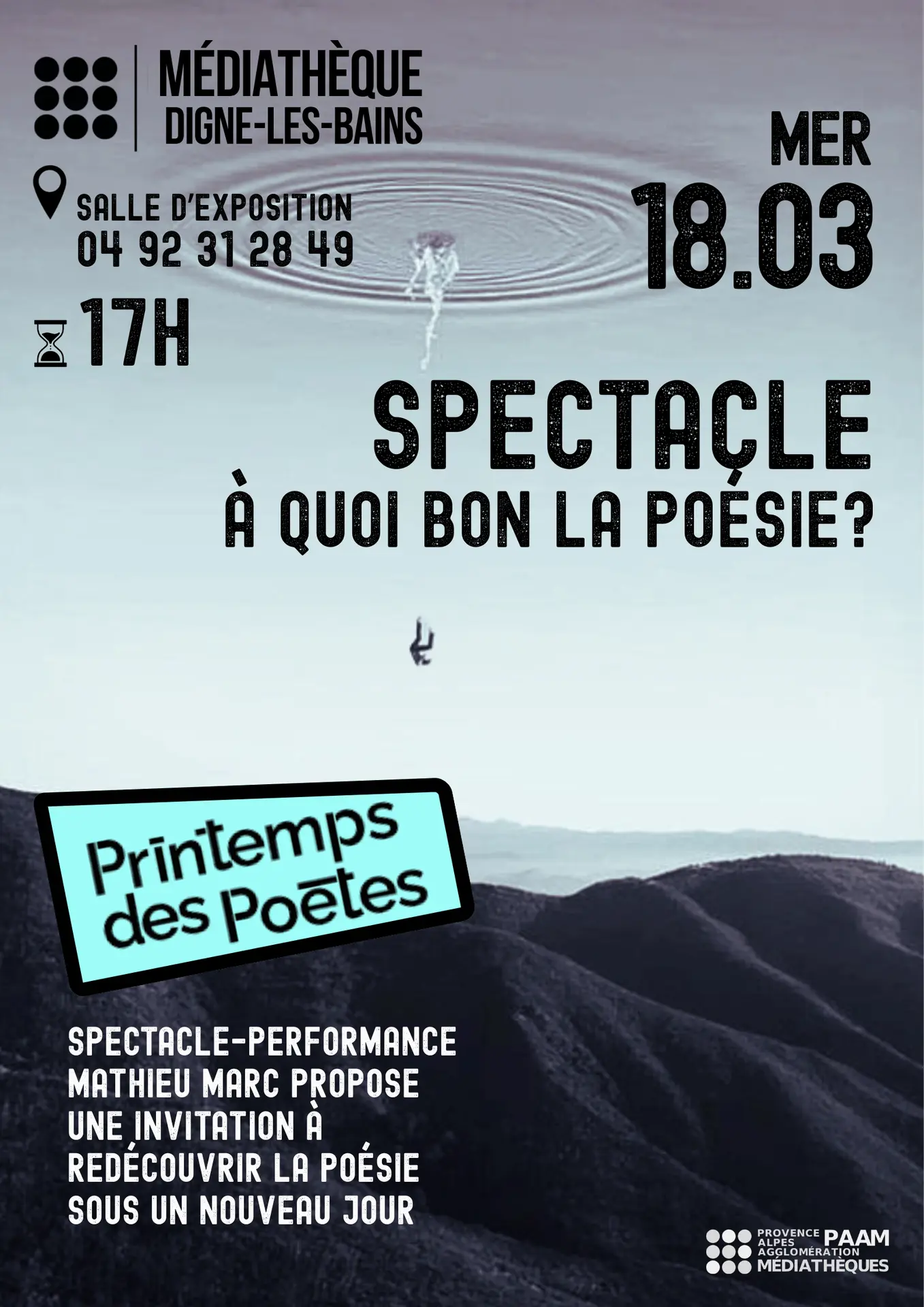 Spectacle - A quoi bon la poésie ?