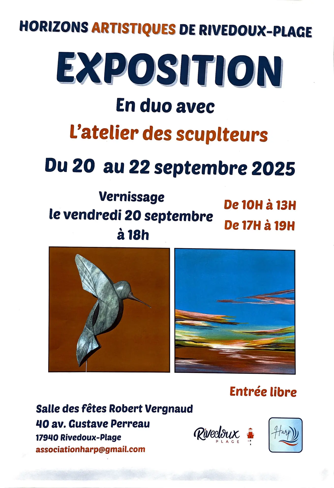 Expositions 2025 Horizons Artistiques de Rivedoux-Plage_Rivedoux-Plage