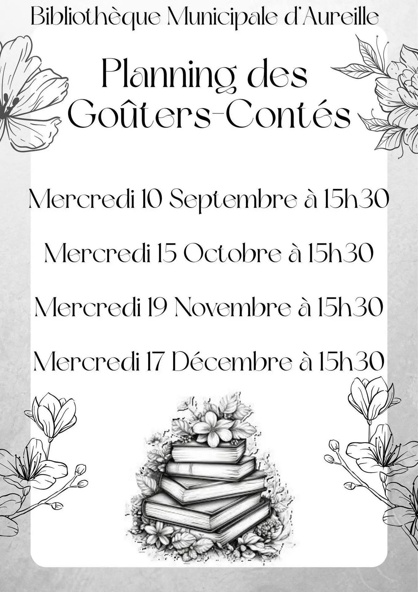 Goûter & conte à la bibliothèque d'Aureille_Aureille_10.09 au 17.12.25