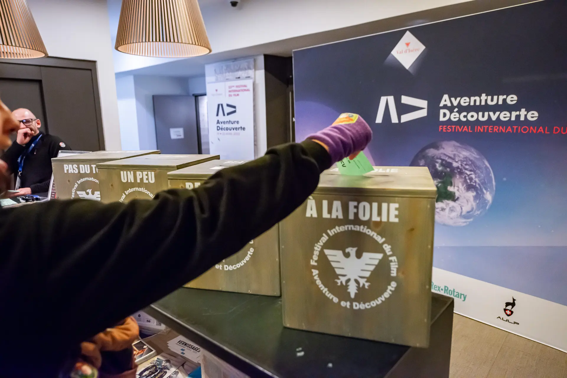Boîtes vote du public - Festival International du Film Aventure & Découverte édition 2025