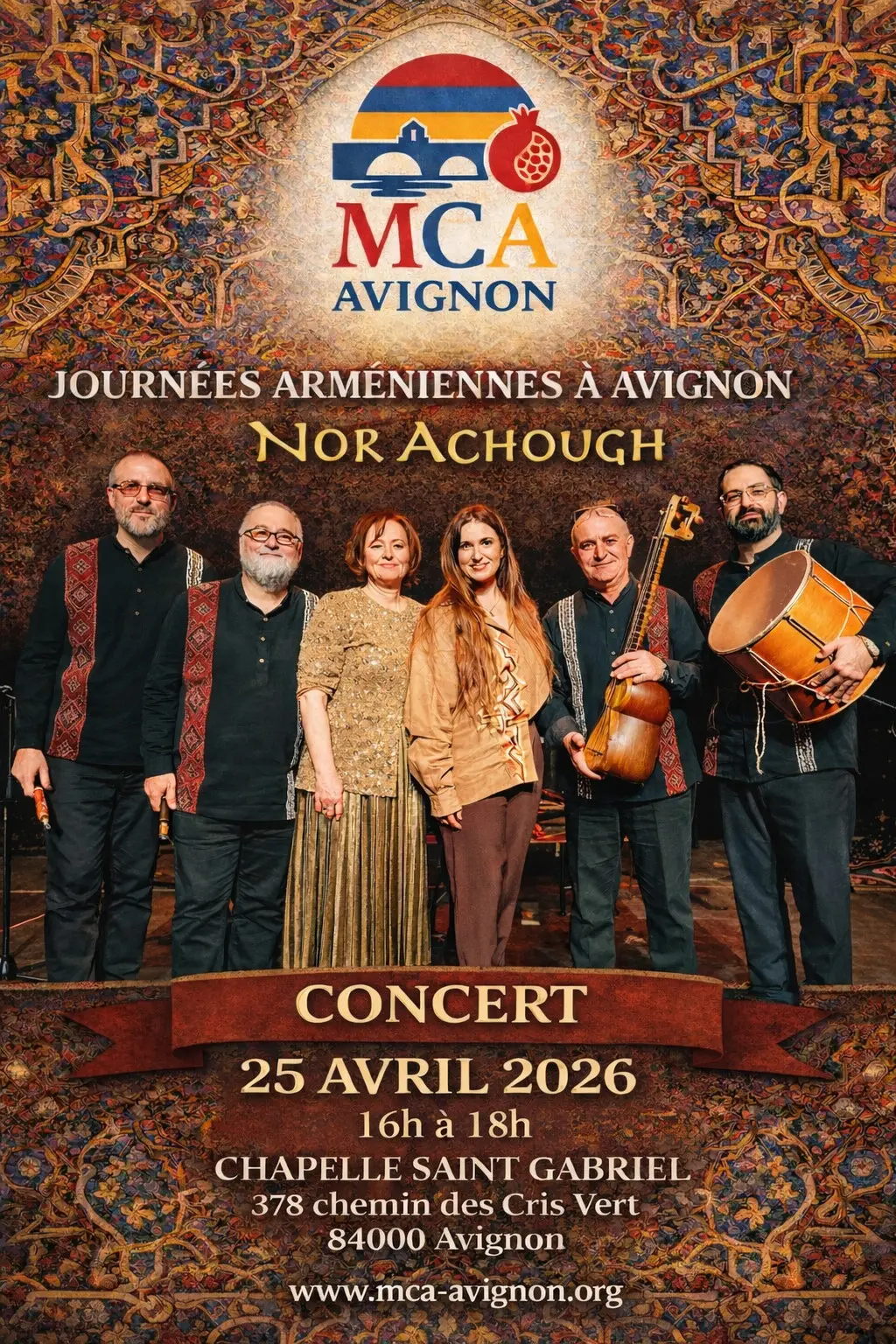 Affiche concert arménien