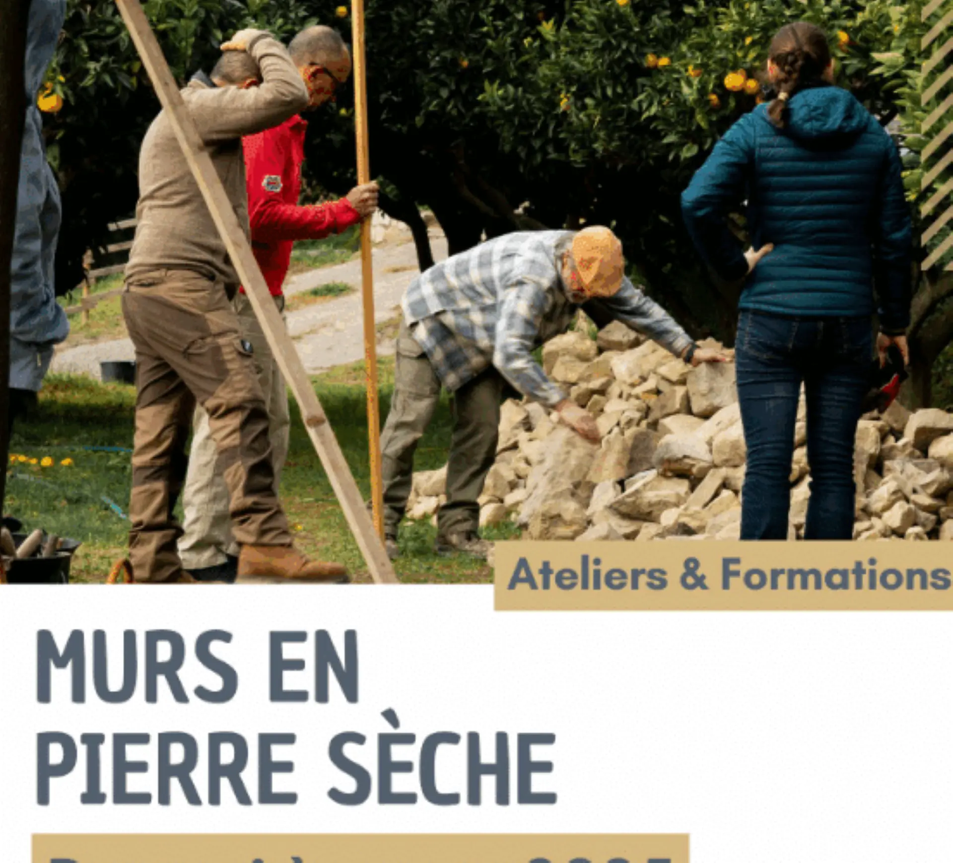 Formation à la restauration de murs en pierre sèche