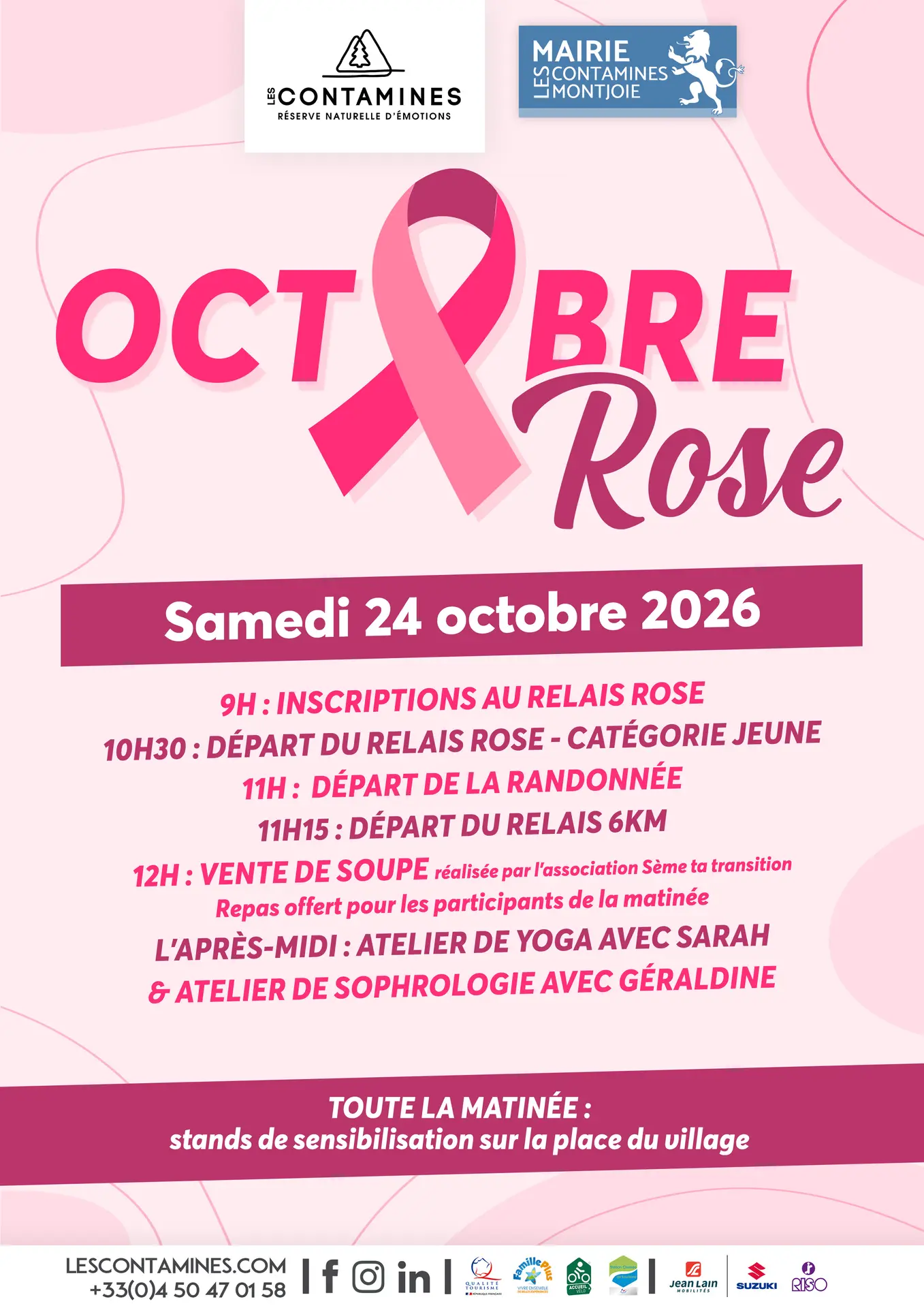 Octobre Rose aux Contamines_Les Contamines-Montjoie
