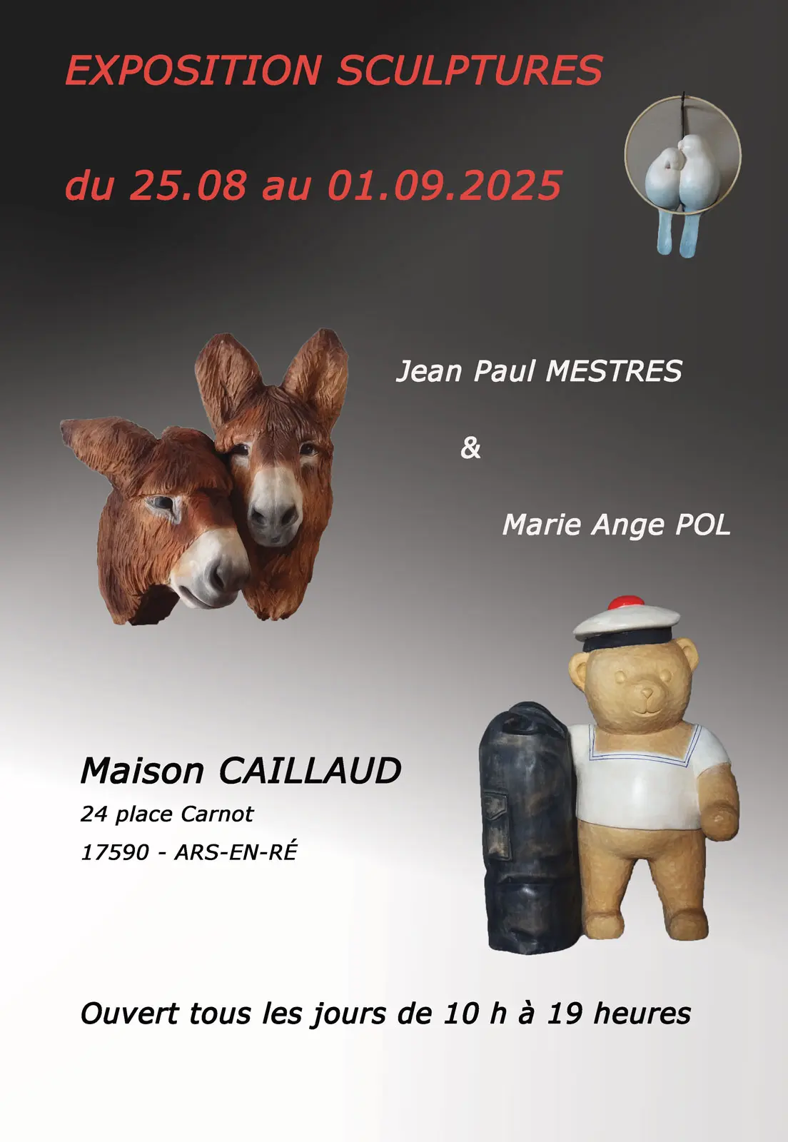 Exposition de sculptures