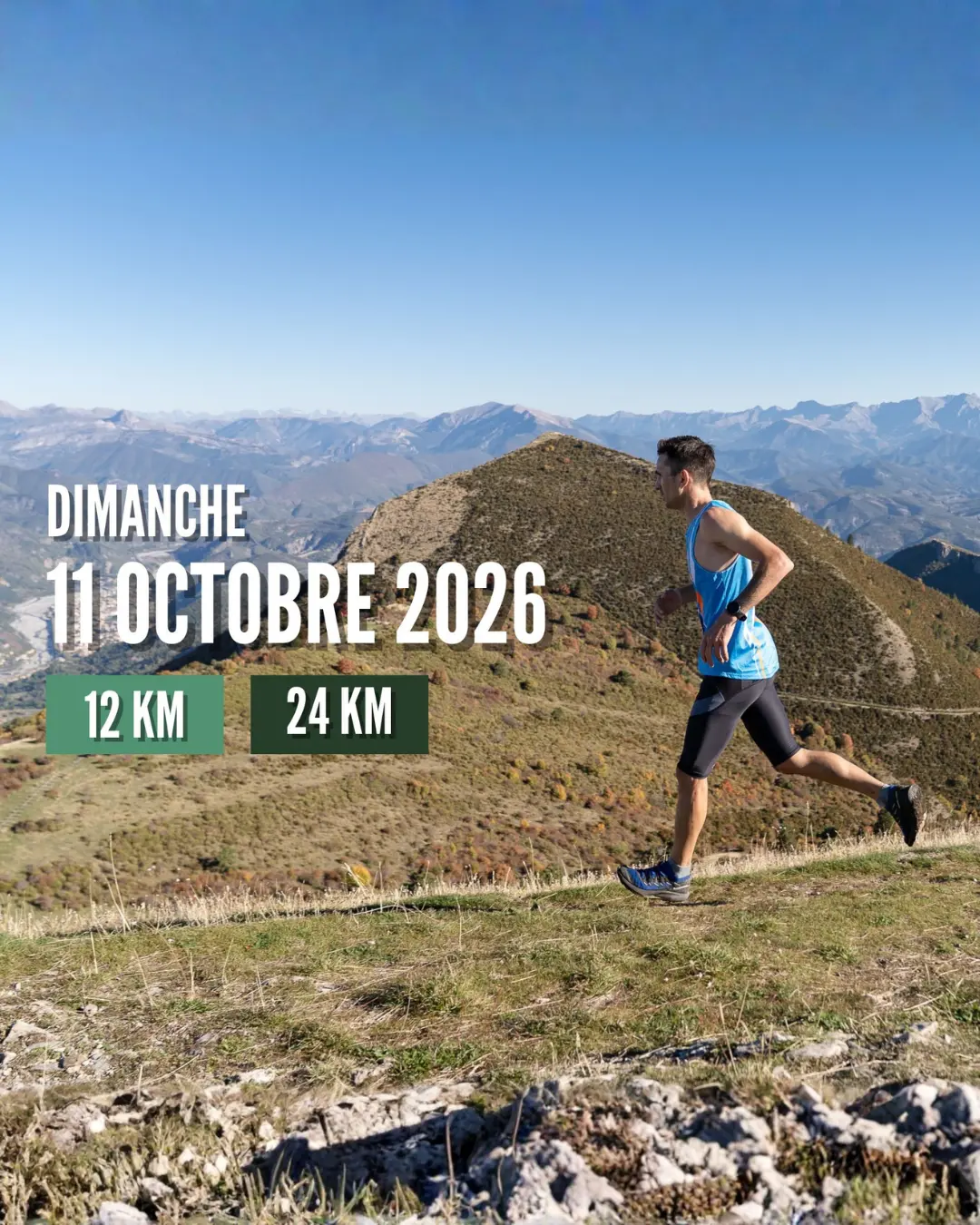 Affichue du Trail de Digne-les-Bains 2026
