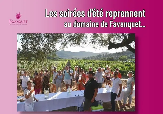 Les soirées d'été au domaine de Favanquet
