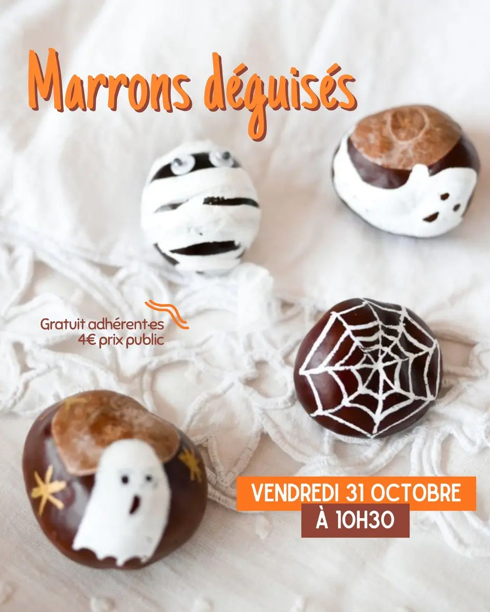 Atelier : Marrons déguisés_La Couarde-sur-Mer