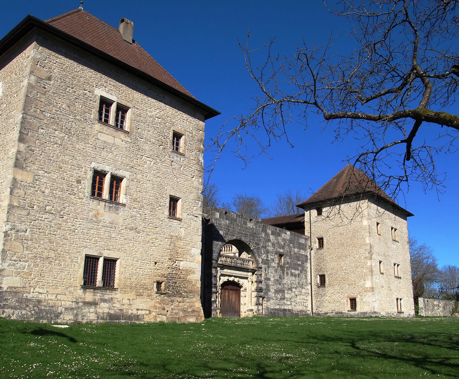 Façade du château