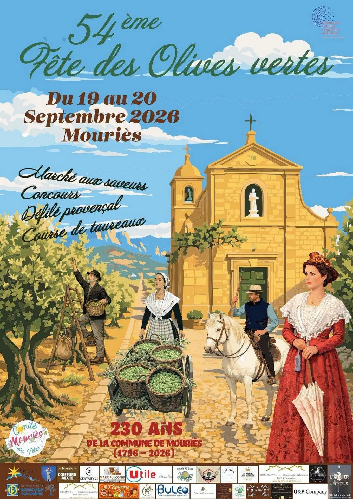 Poster Green Olive Festival 2026 in Mouriès 19.09 and 20.09.26