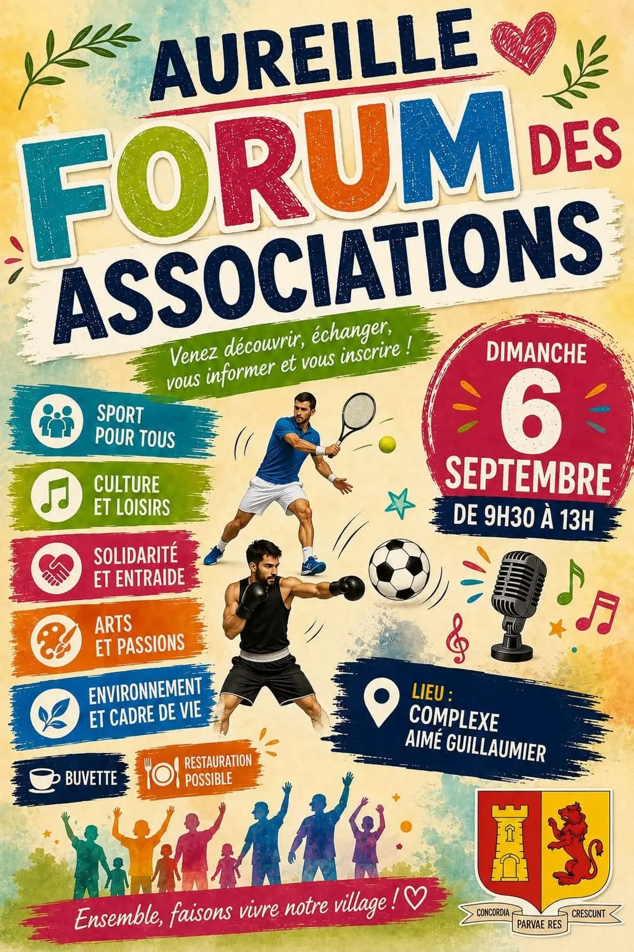Poster Associations Forum in Aureille 06.09.26