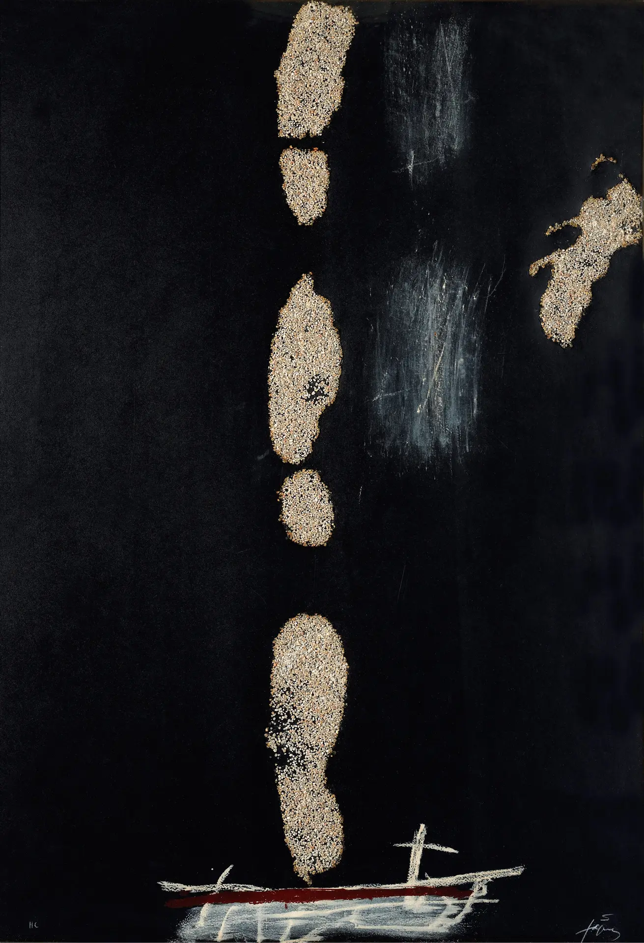 TAPIES_Empreintes de pas_1