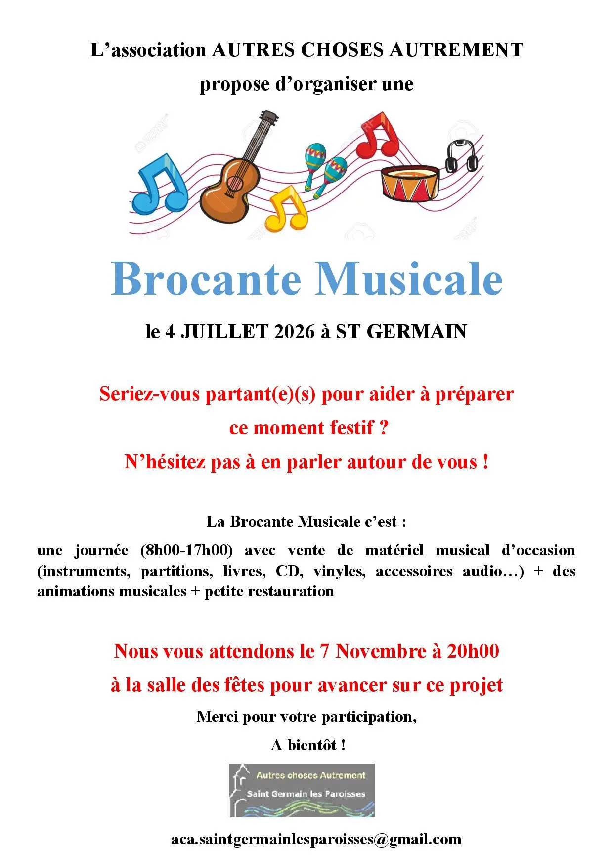 Brocante musicale_Saint-Germain-les-Paroisses