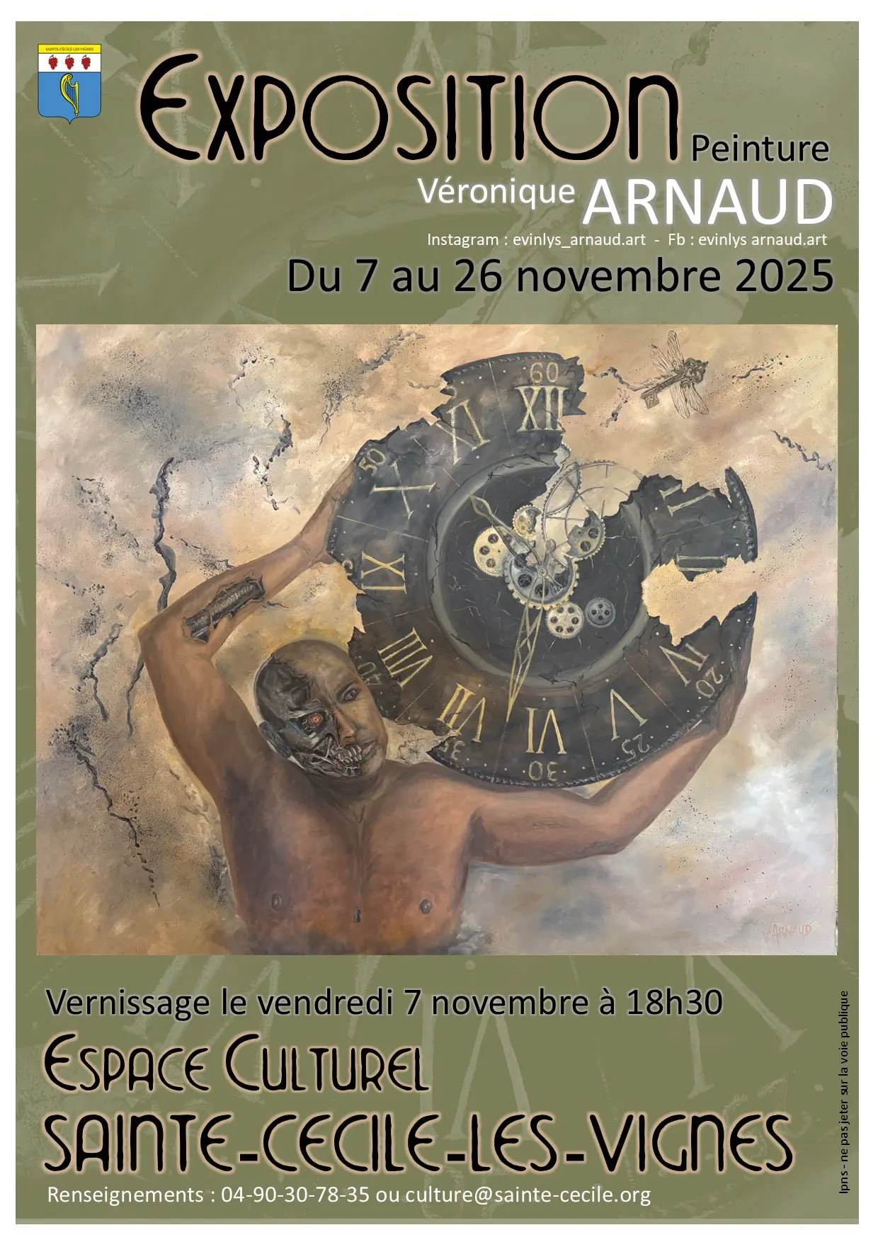 Exposition de peinture Véronique ARNAUD_Sainte-Cécile-les-Vignes