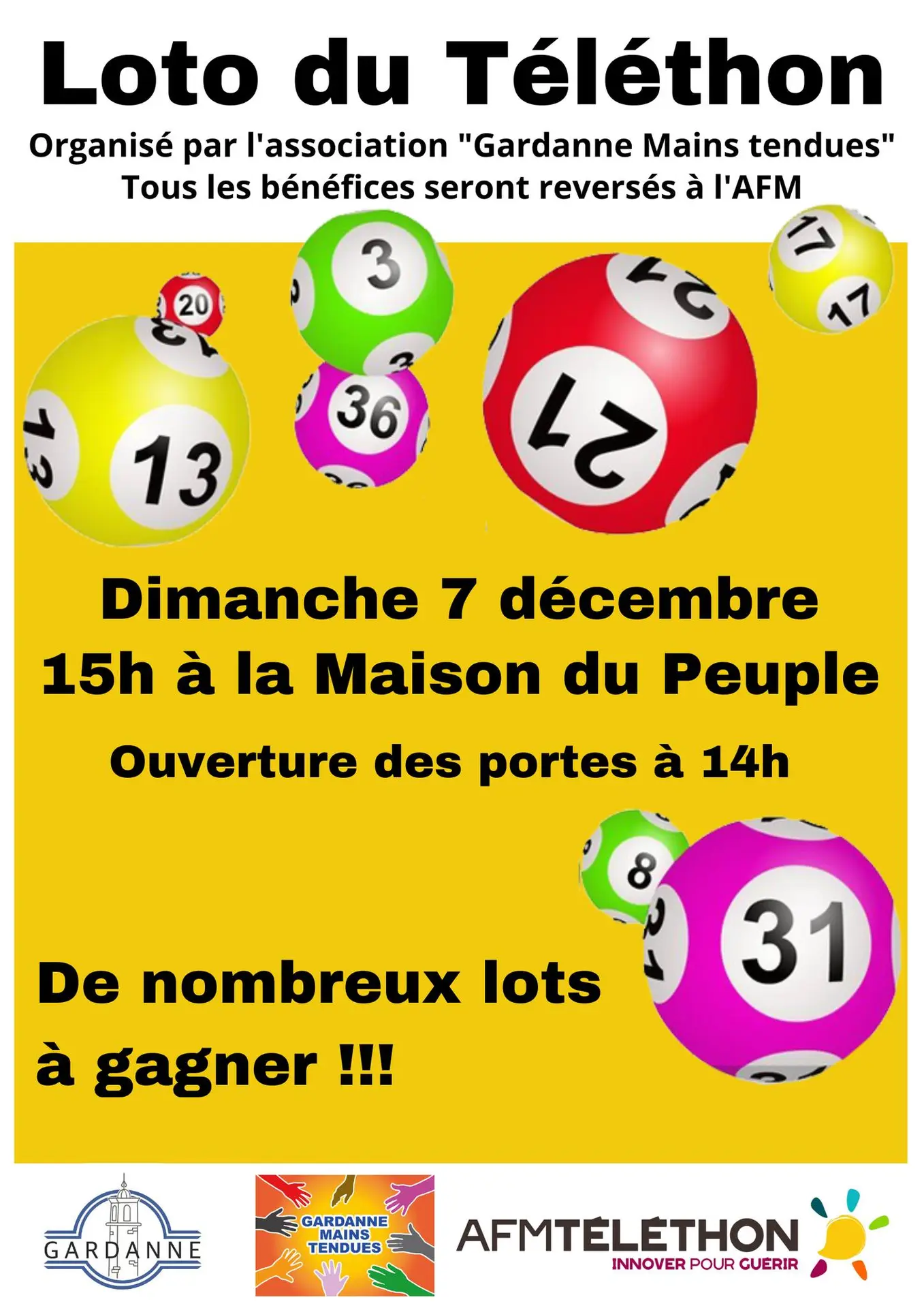 Grand Loto du téléthon_Gardanne