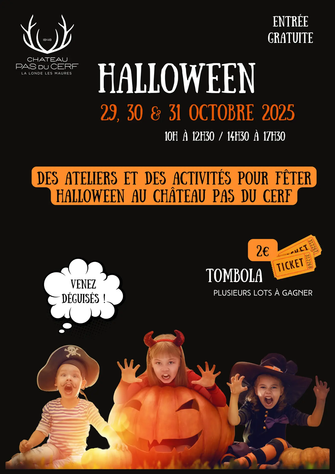 Halloween au Château Pas du Cerf