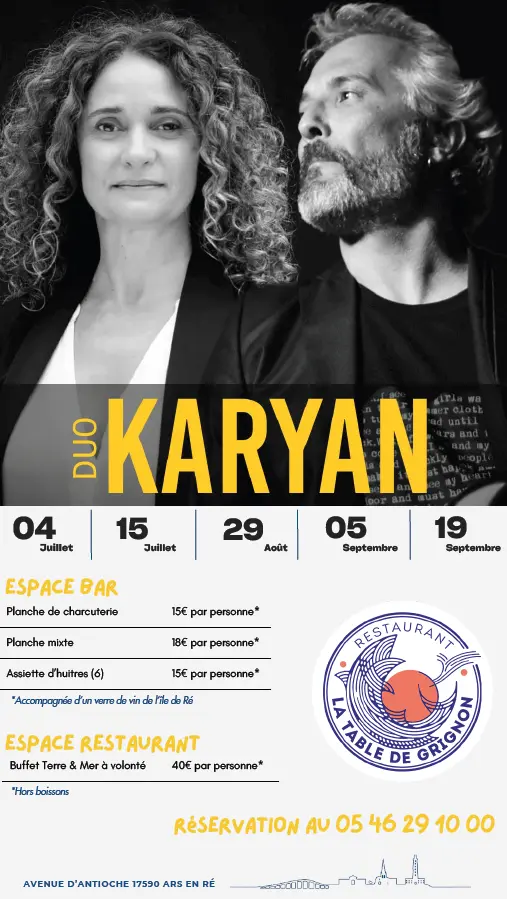 Nos vendredis en musique - Duo Karyan