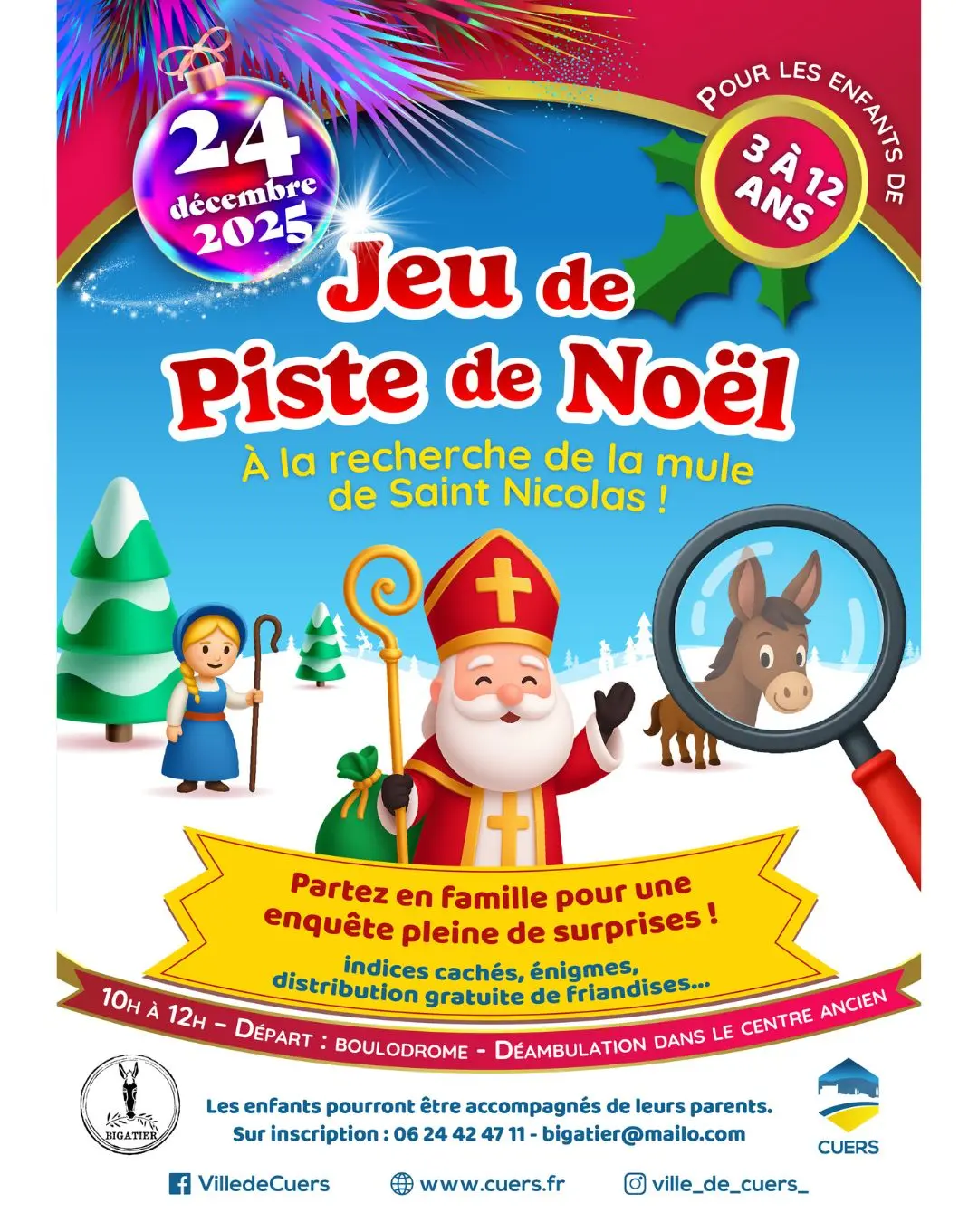 Jeu de piste de Noël : À la recherche de la mule de Saint Nicolas