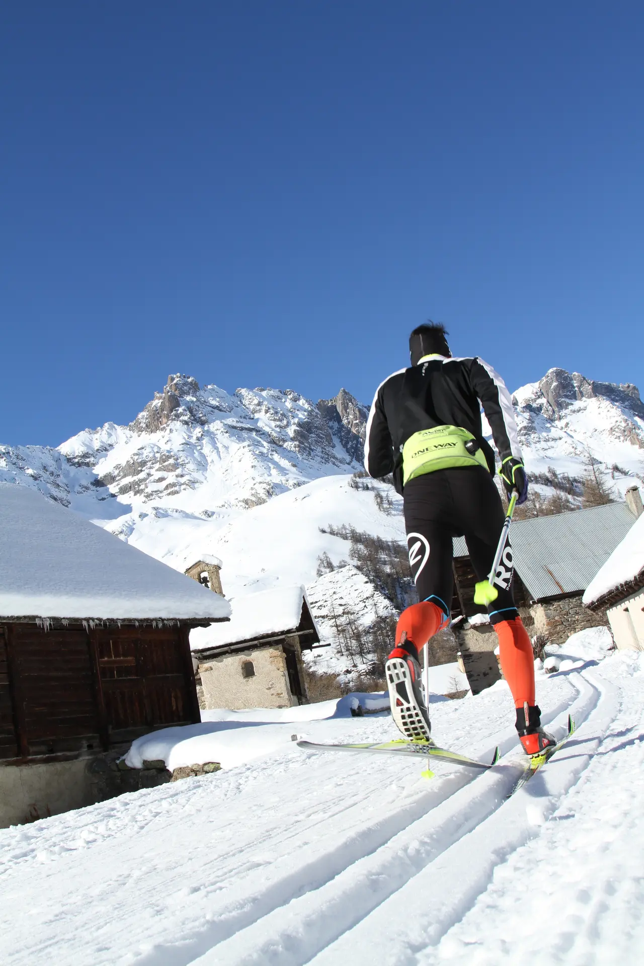 Haute vallée à ski