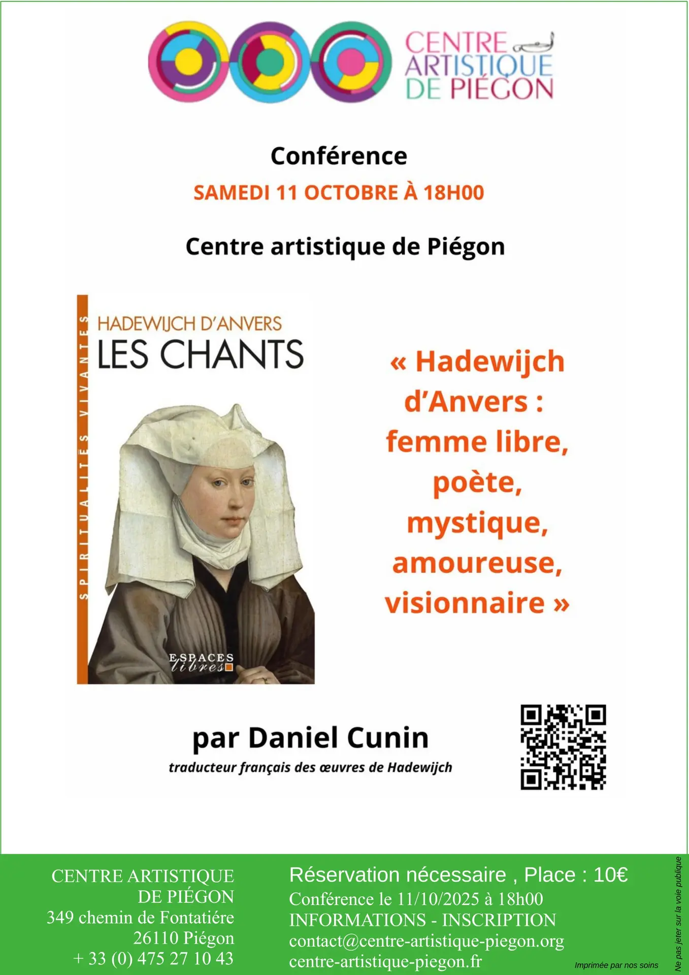 conférence Hadewijch d'Anvers_Piégon