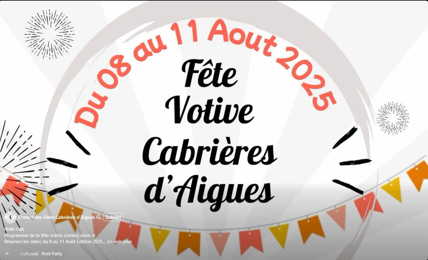Fête votive à Cabrières d'Aigues_Cabrières-d'Aigues