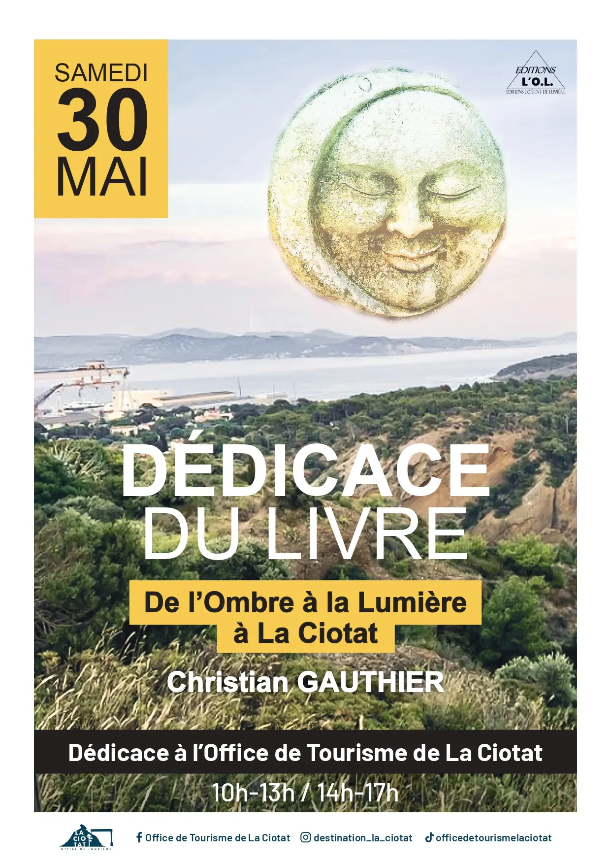 Séance de dédicace et rencontre avec M Christian GAUTHIER auteur du livre De l'ombre à la lumière à La Ciotat_La Ciotat