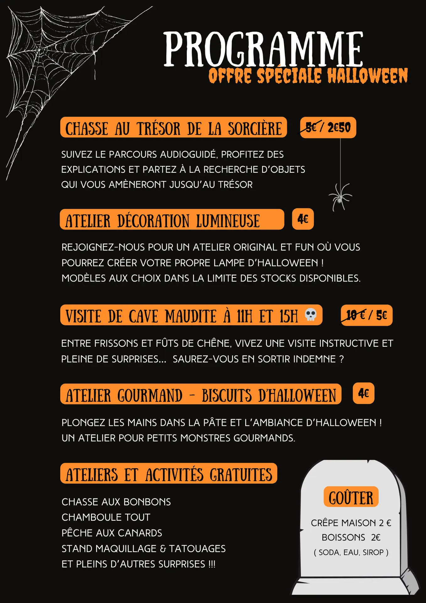 Halloween au Château Pas du Cerf