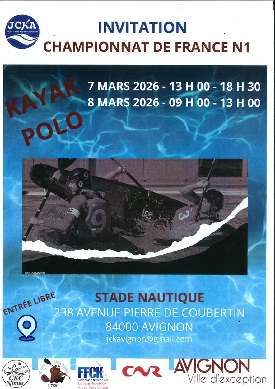 Championnat de France N1 kayak polo_Avignon