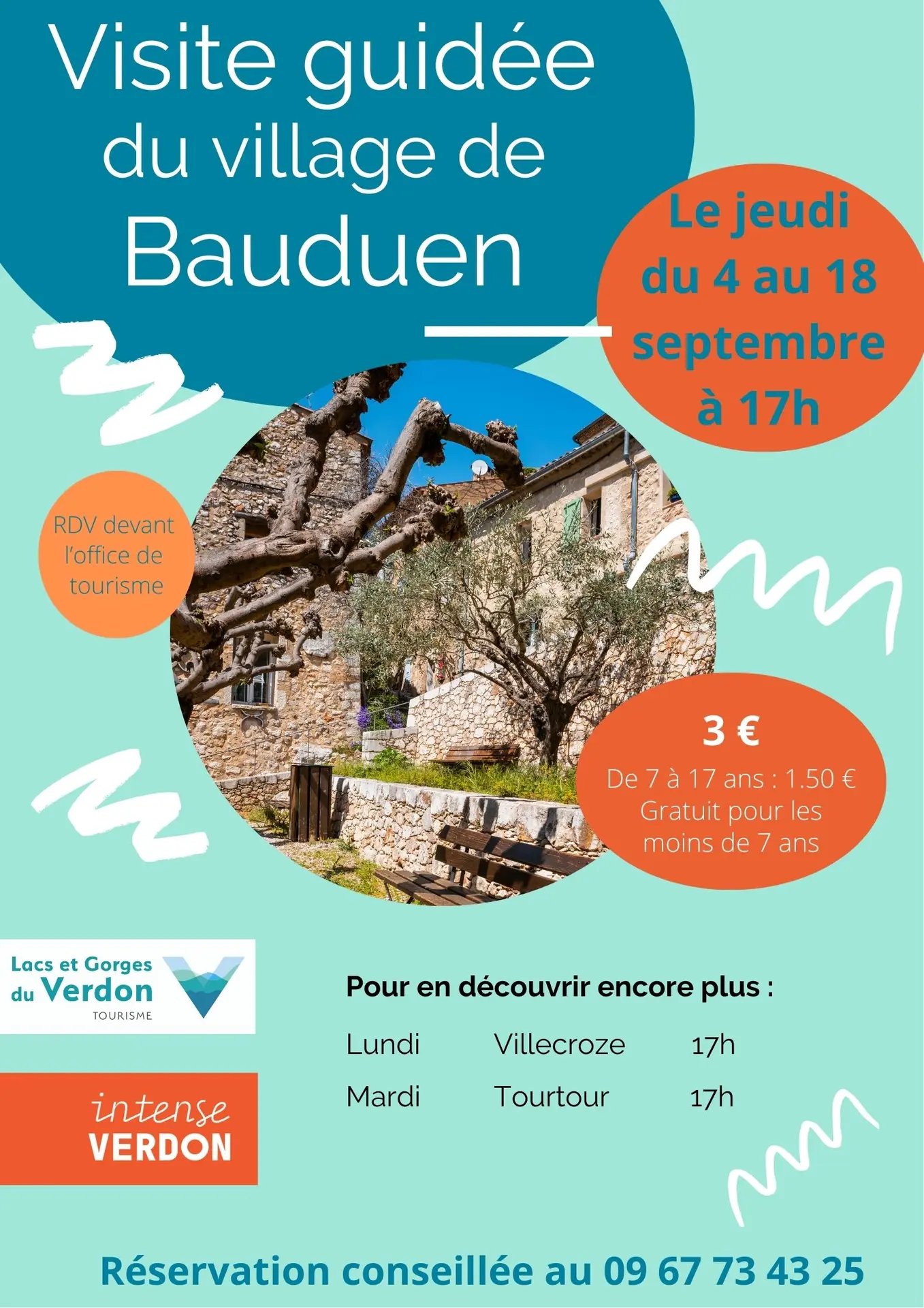 Visite guidée du village de Bauduen