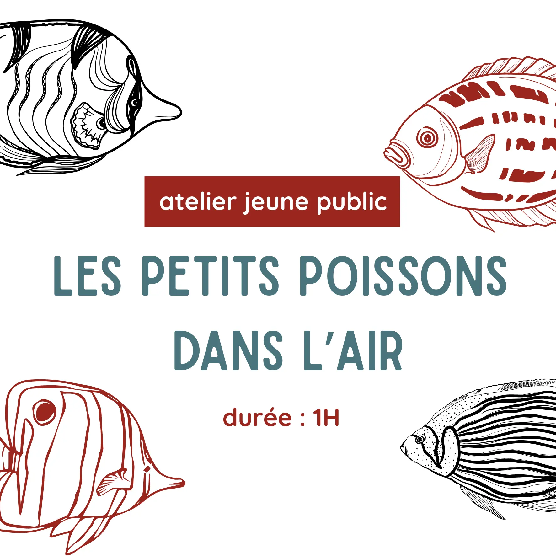 Atelier les petits poissons dans l'air