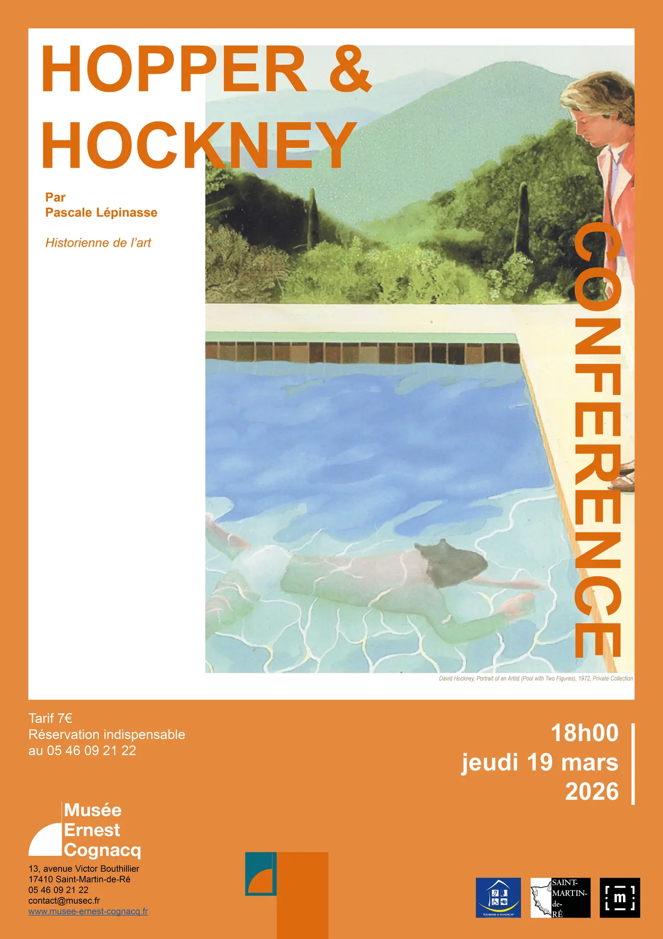 Konferenzposter: Hopper und Hockney