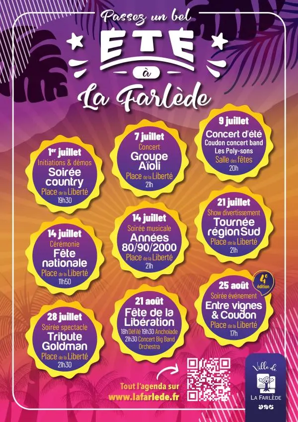 Affiche été La Farlède