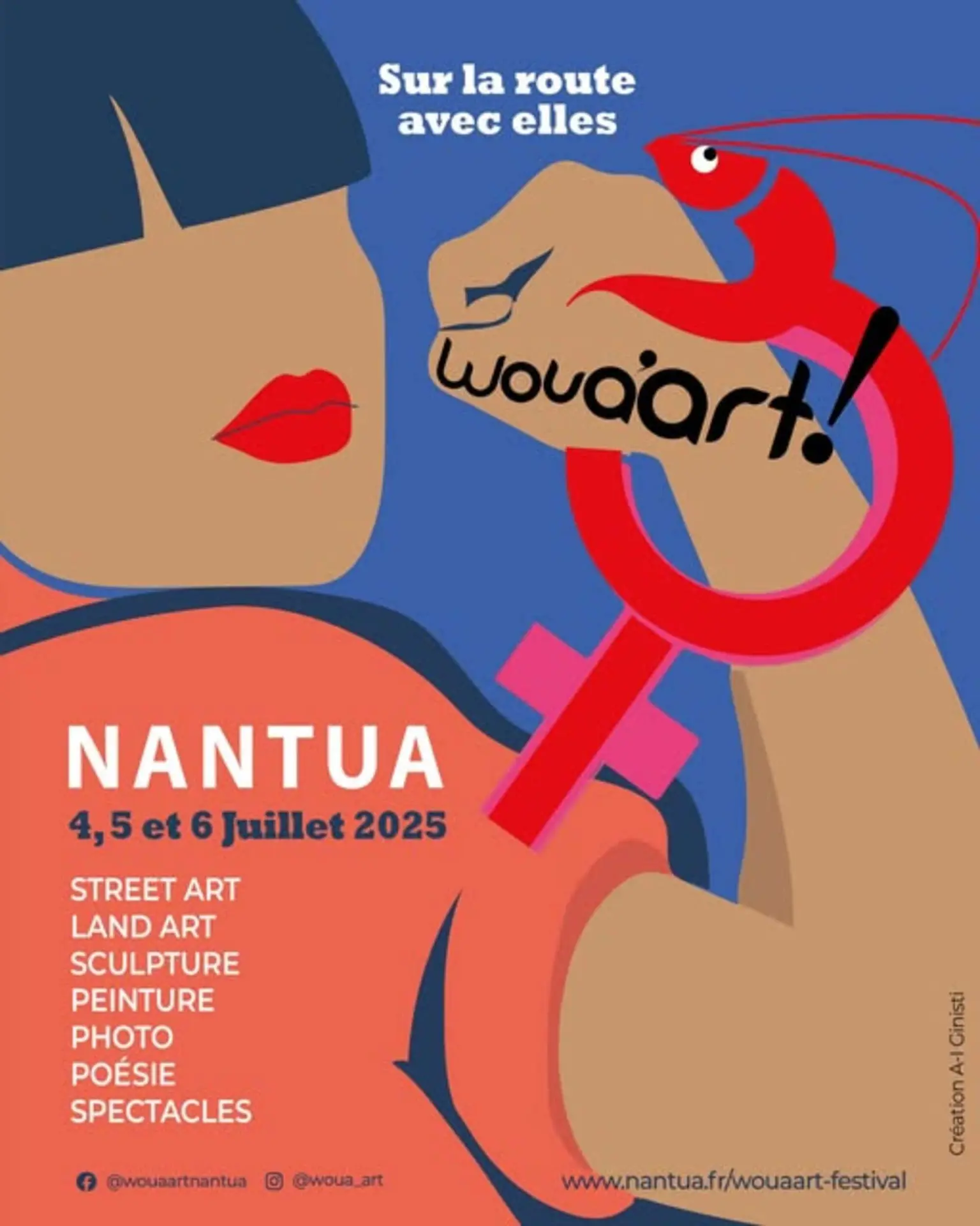 Affiche du festival Woua'art