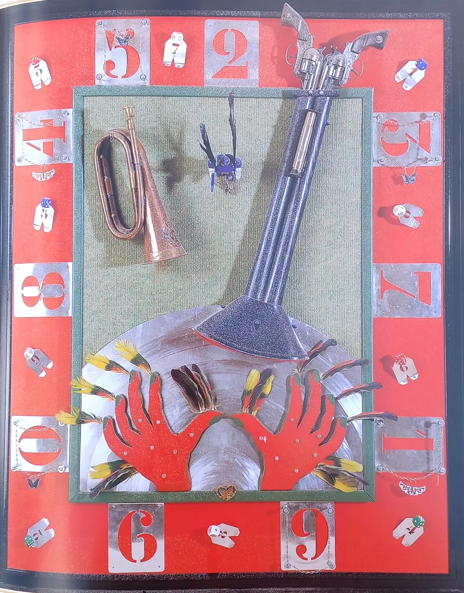 Cible dans un cimetière militaire 1983