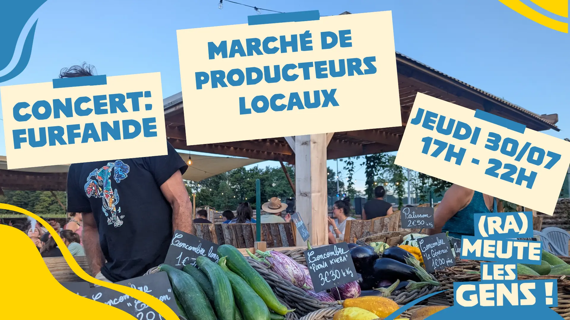 affiche expliquant l'événement