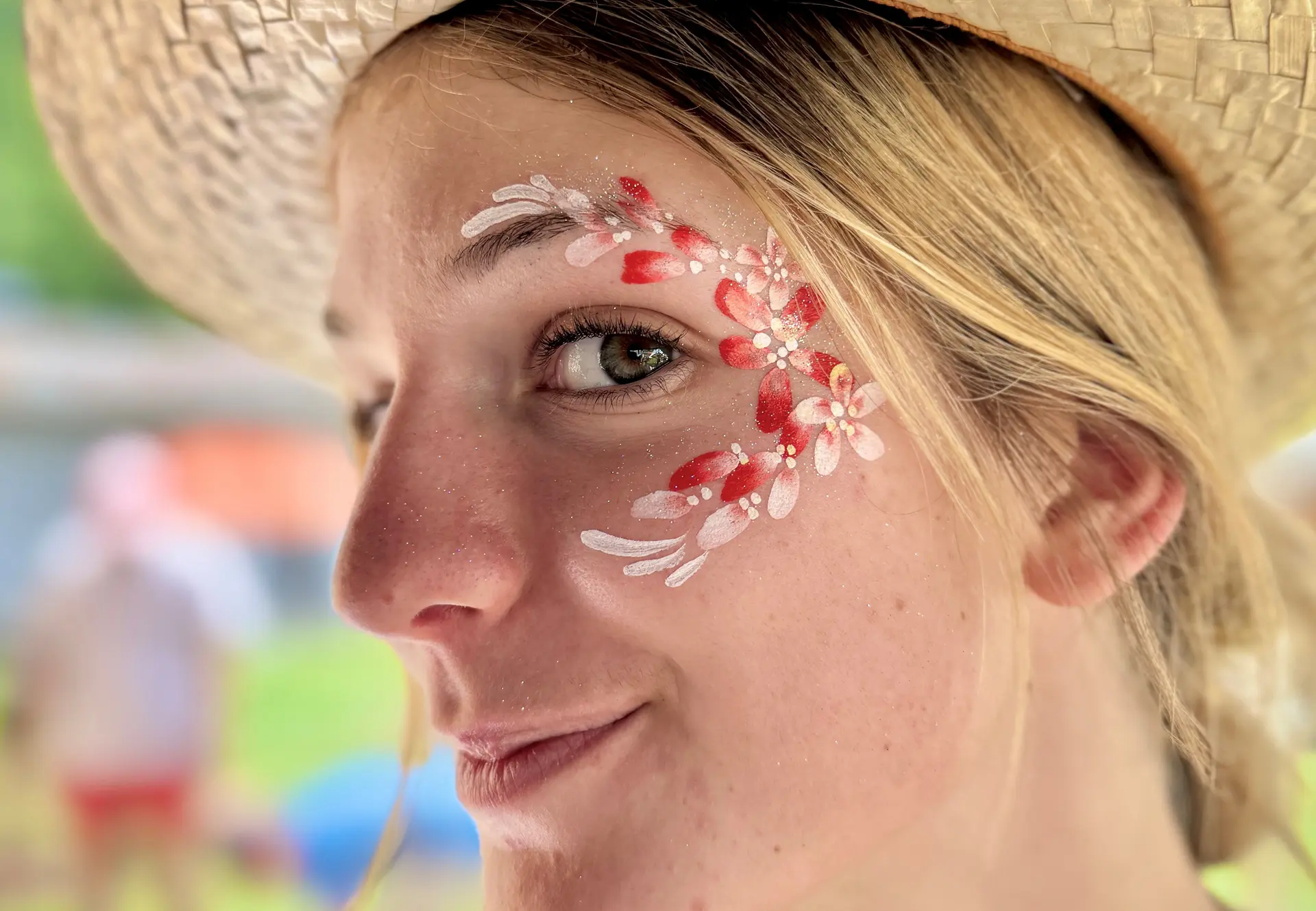 Maquillages aussi pour les adultes - fleurs