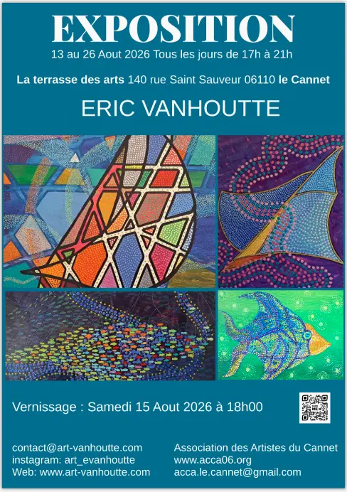 Exposition Eric VANHOUTTE_Le Cannet