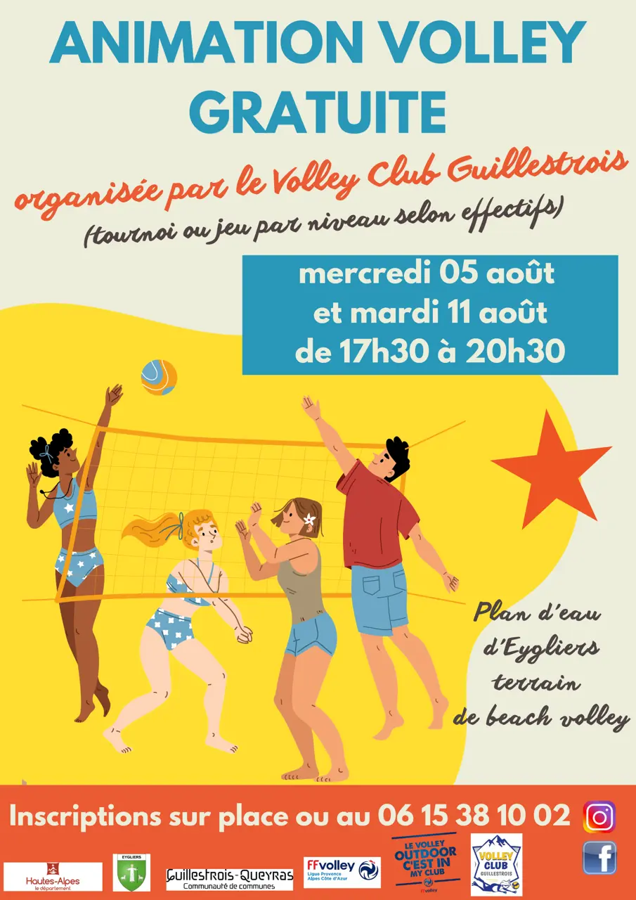 Animation volley gratuite
