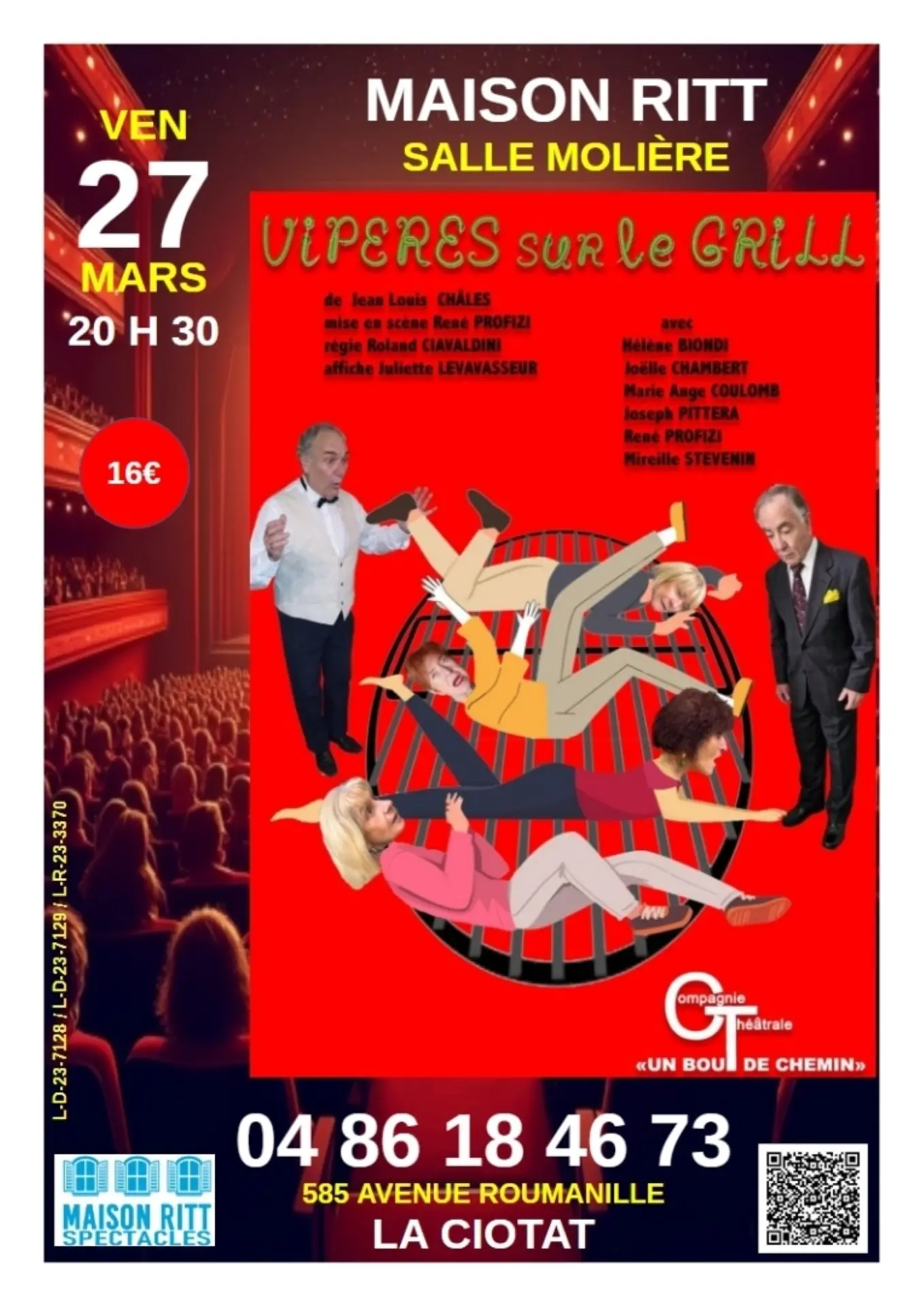 Spectacle humoristique Vipères sur le Grill
