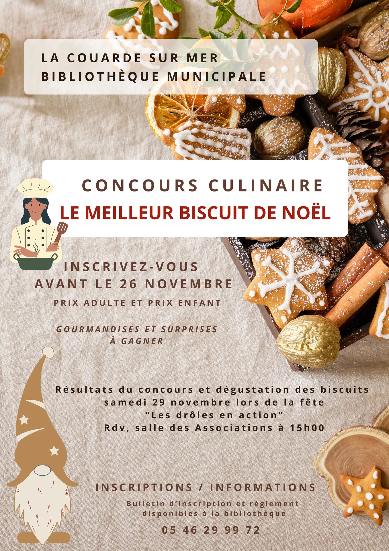 Concurso culinario: La mejor galleta navideña_La Couarde-sur-Mer
