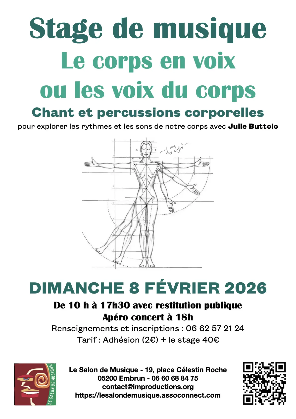 Concert de restitution Le corps en voix ou les voix du corps EMBRUN