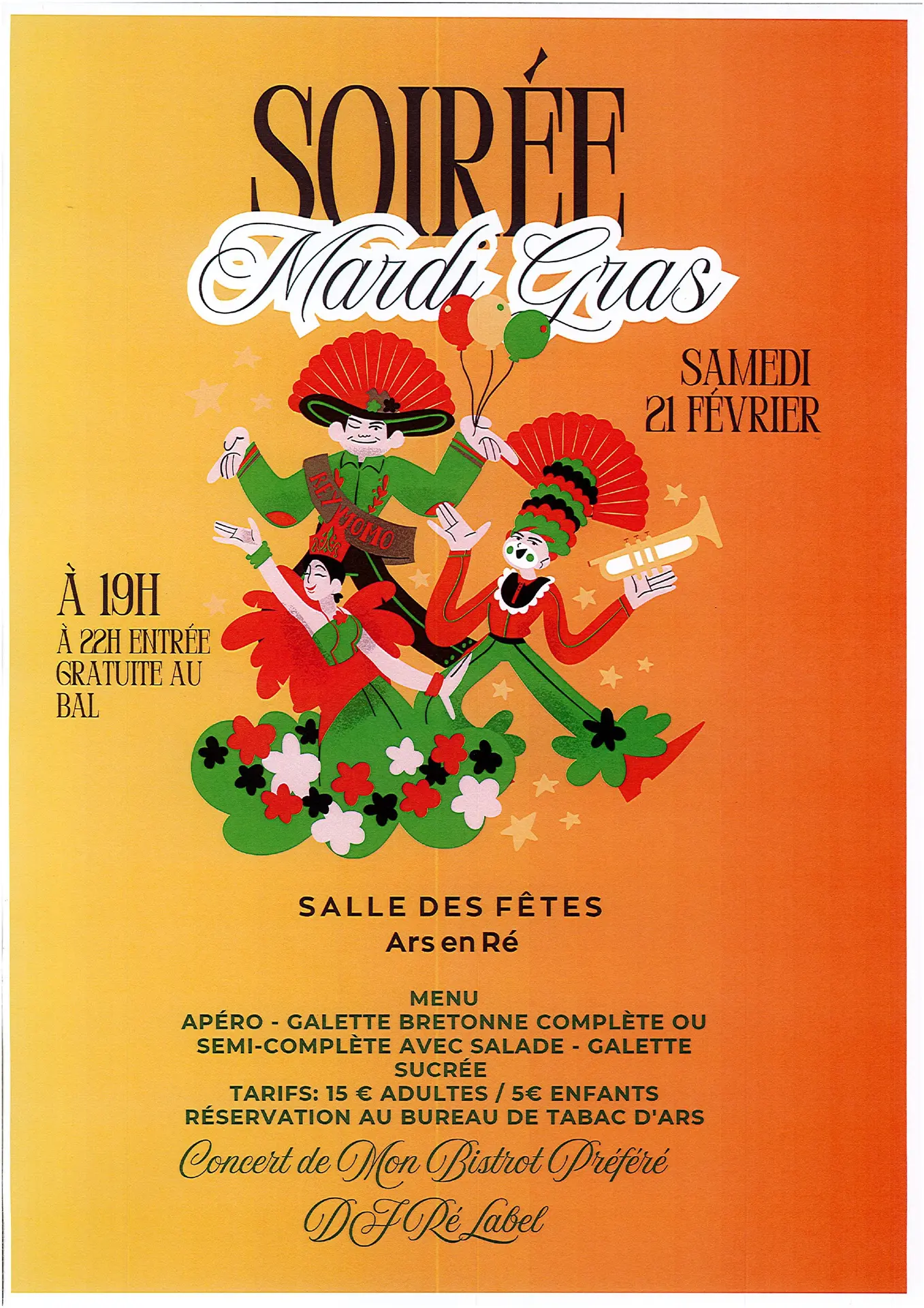 Soirée Mardi Gras_Ars-en-Ré